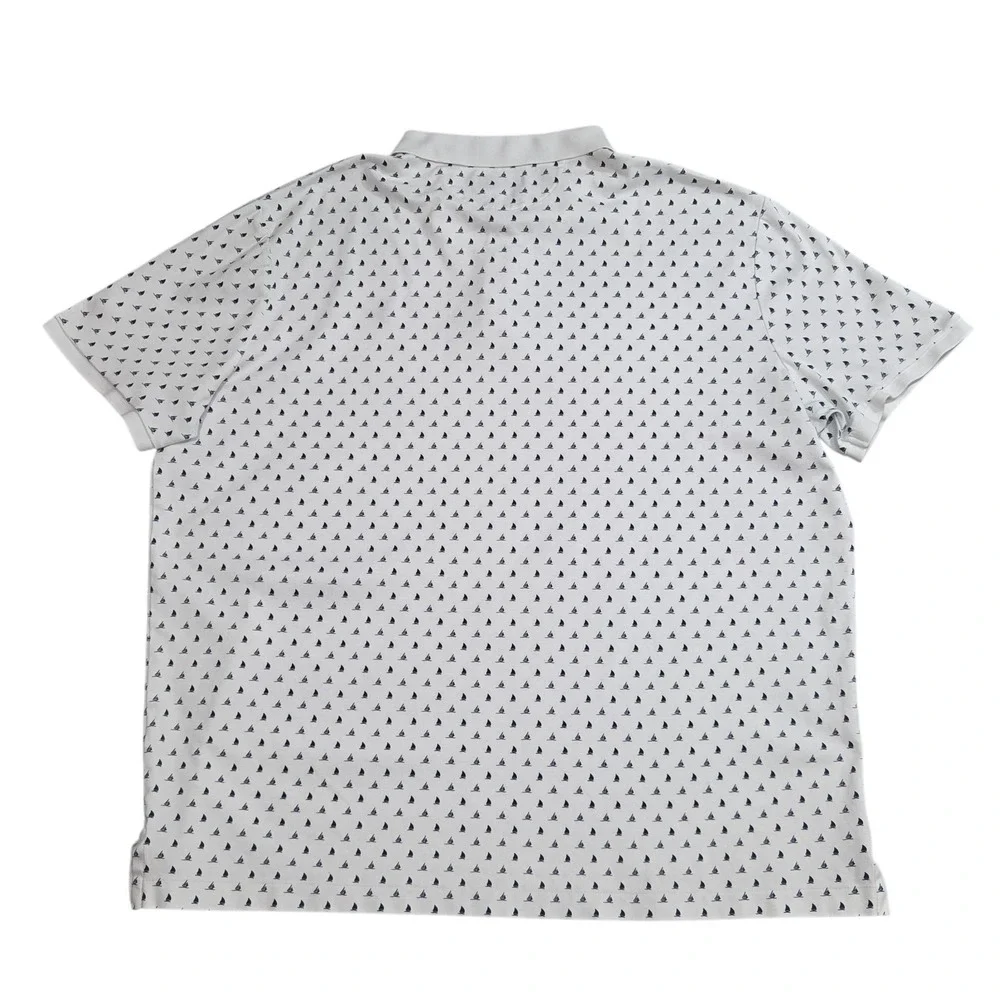 Polo Ralph Lauren Nautical Sail Boats Pony Polo Shirt Classic Fit Men Size‎ XL